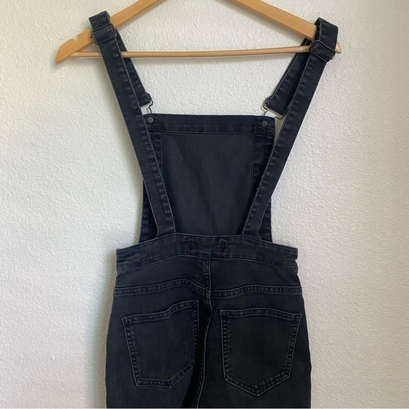 Madewell Black Skinny Overalls in Lunar Wash Size XXS - Picture 3 of 11